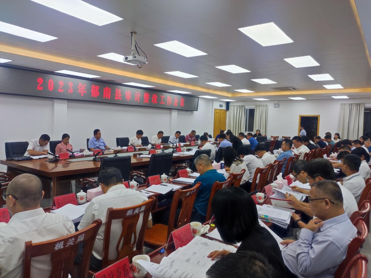 郁南縣召開(kāi)2023年審計(jì)整改工作會(huì)議_1